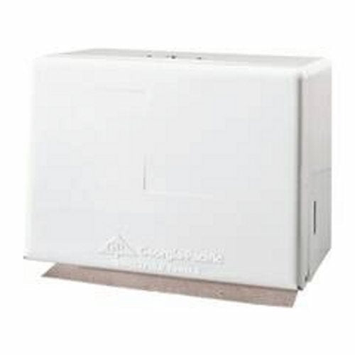 Georgia Pacific, Paper Towel Dispenser Georgia-Pacific White Metal Manual 500 Count Wall Mount, Count of 1