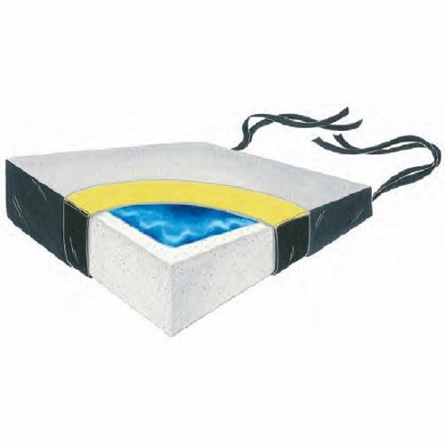 Skil-Care, Wedge Seat Cushion Skil-Care 18 W X 16 D X 6 H X 3 H Inch Foam, 1 Each