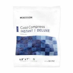 McKesson, Instant Cold Pack McKesson Deluxe General Purpose Large 6.8 X 9 Inch Soft Cloth Disposable, Count of 24