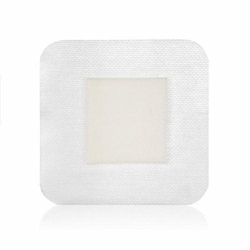 DermaRite, Foam Dressing BorderedFoam  4 X 4 Inch Square Adhesive with Border Sterile, Box Of 10