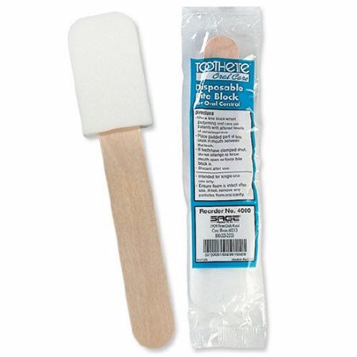 ToothettePlus, Toothette  Bite Block / Tongue Depressor Plastic Disposable, Count of 144