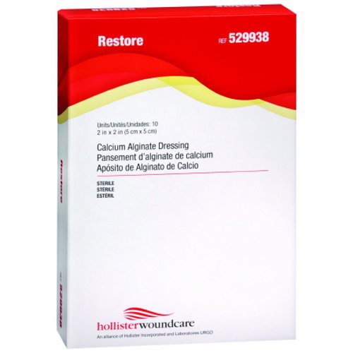 Hollister, Calcium Alginate Dressing Restore 2 X 2 Inch Square Calcium Alginate Sterile, Box Of 10