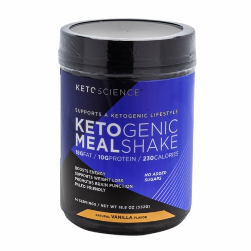 Keto Science, Ketogenic Meal Shake, Vanilla 18.8 Oz