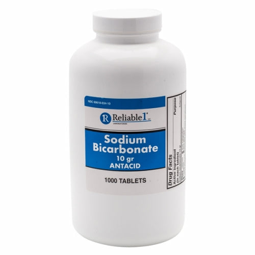 Reliable1, Sodium Bicarbonate, 10 GR, 1000 Tabs