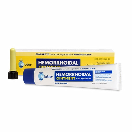 Globe, Hemorrhoid Ointment With Applicator, 2 Oz