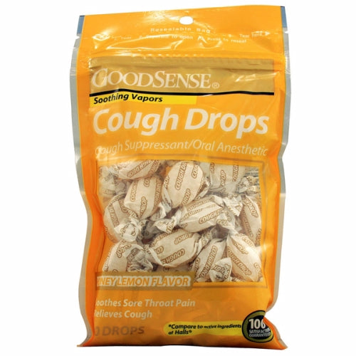 Good Sense, Cough Drops Honey Lemon, 30 Drops