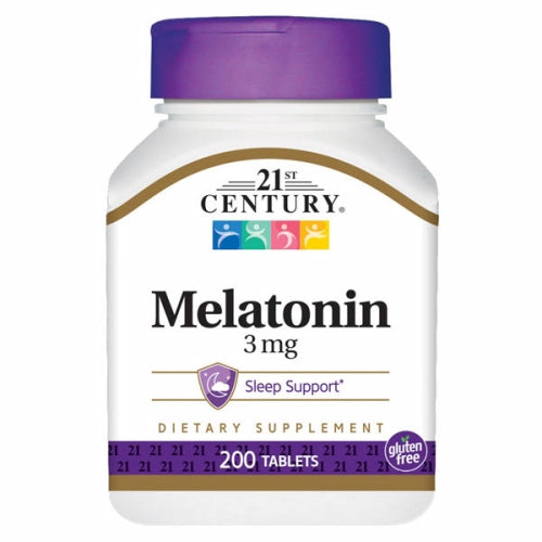 21st Century, Melatonin, 3mg, 200 Count