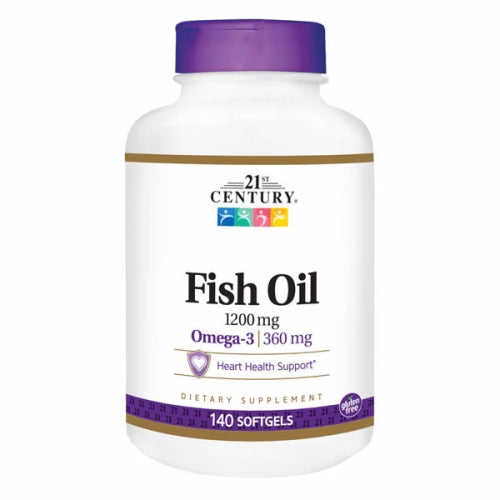 21st Century, Fish Oil, 1200 mg, 140 Softgels