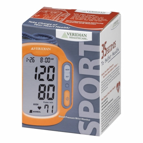 Veridian Healthcare, Blood Pressure Wrist Dig Auto Sport, 1 Each