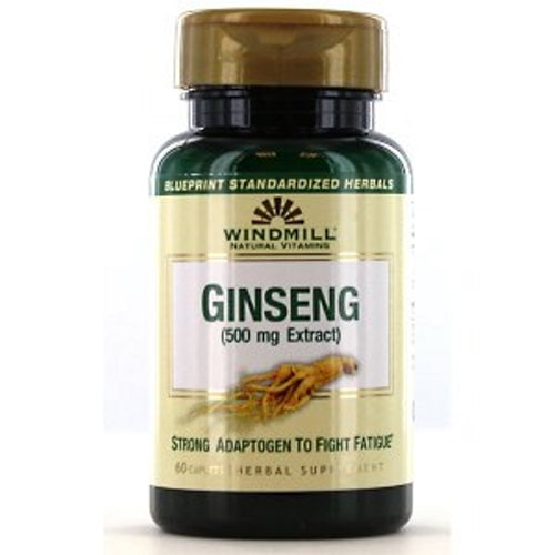 Windmill Health, Ginseng, 500 mg, 60 Caps