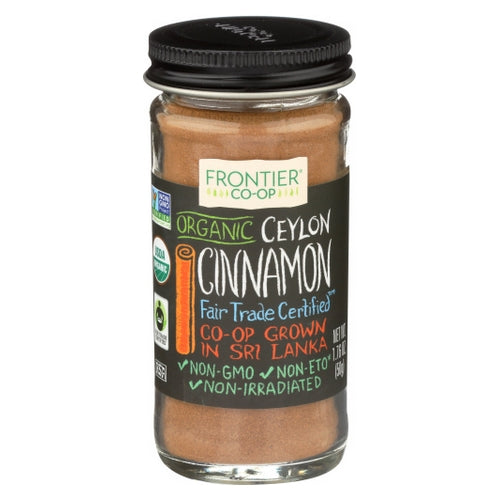 Frontier Coop, Organic Ceylon Cinnamon Ground, 1.76 Oz (Case of 12)