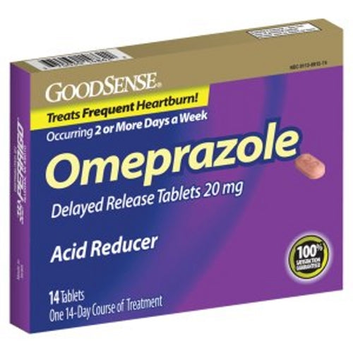 Good Sense, Omeprazole, 20mg, 14 Tabs