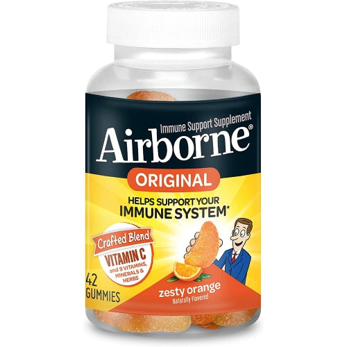 Airborne, Zesty Orange, 42 Gummies