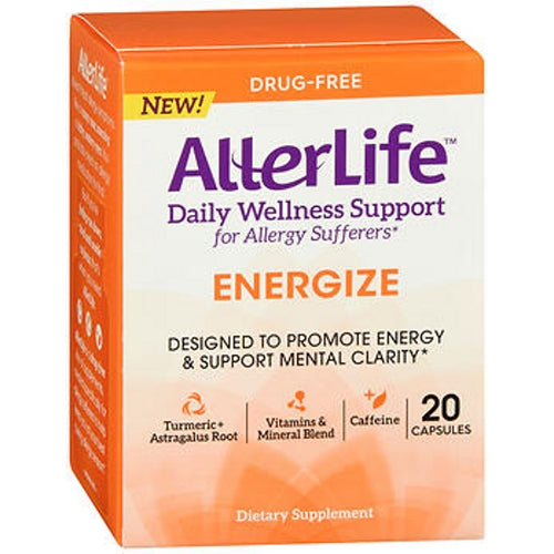 AllerLife, AllerLife Energize Capsules, 20 Caps