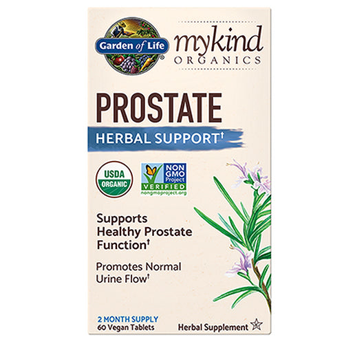 Garden of Life, mykind Organics Prostate Herbal Support, 60 Vegan Tabs