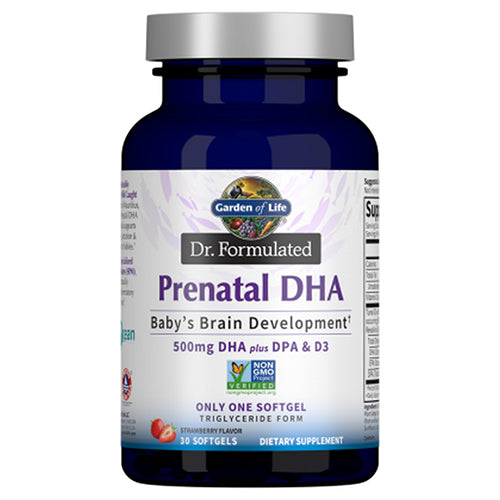 Garden of Life, Dr. Formulated Prenatal DHA, Strawberry, 30 Softgels