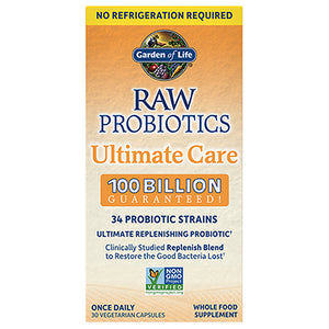 Garden of Life, Raw Probiotics Ultimate Care, 30 Caps