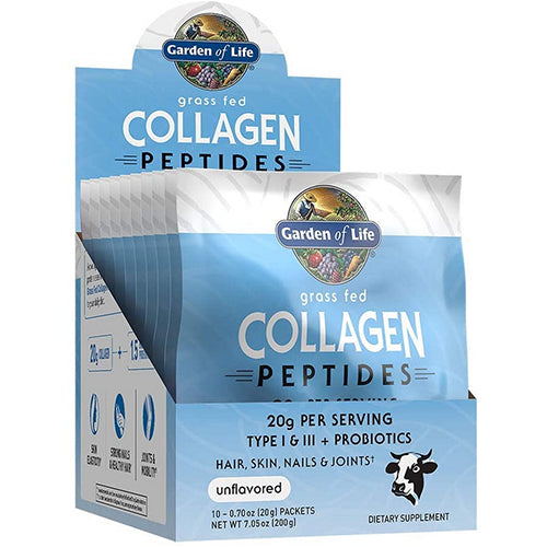 Garden of Life, Grass Fed Collagen Peptides, 10 Count