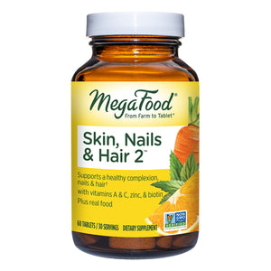 MegaFood, Skin - Nails & Hair 2, 60 Tabs