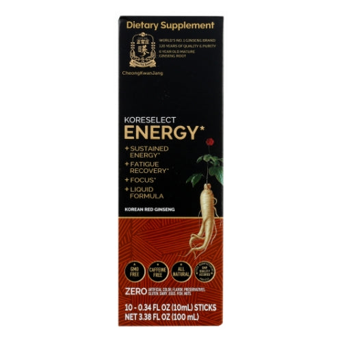 Cheong Kwan Jang, Koreselect Energy Liquid Sticks, 10 Count