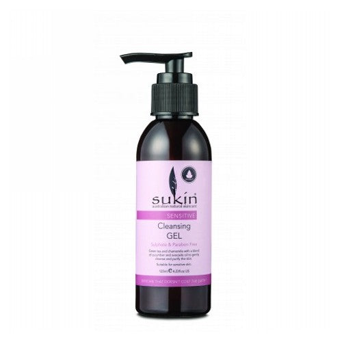 Sukin, Sensitive Cleansing Gel, 4.23 Oz