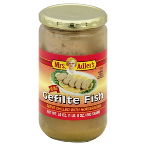 Mrs Adlers, Fish Gefilte Reg, Case of 12 X 24 Oz