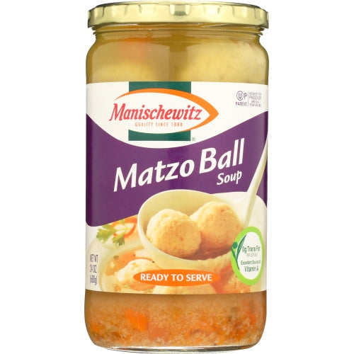 Manischewitz, Soup Matzo Ball Jars, Case of 12 X 24 Oz