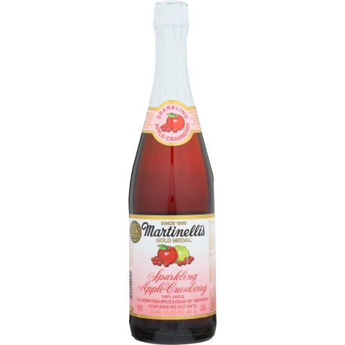 Martinellis, Juice Sprklng Apple Crnbr, Case of 12 X 25.4 Oz