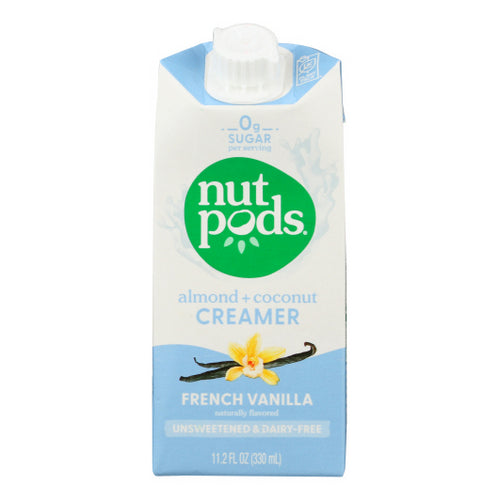 Nutpods, Unswee Tened French Vanilla DairyFree Creamer, 11.2 Oz(Case Of 12)