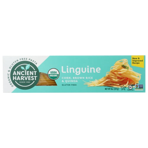 Ancient Harvest, Corn Brown Rice And Quinoa Linguine Pasta, 8 Oz