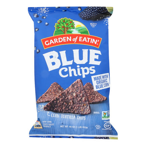 Garden Of Eatin, Chip Trtla Blue Corn Part, Case of 12 X 16 Oz