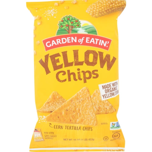 Garden Of Eatin, Chip Trtla Yelw Corn Org3, Case of 12 X 16 Oz