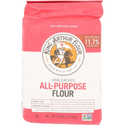 King Arthur, Flour Unblchd All Purpose, Case of 8 X 5 lb