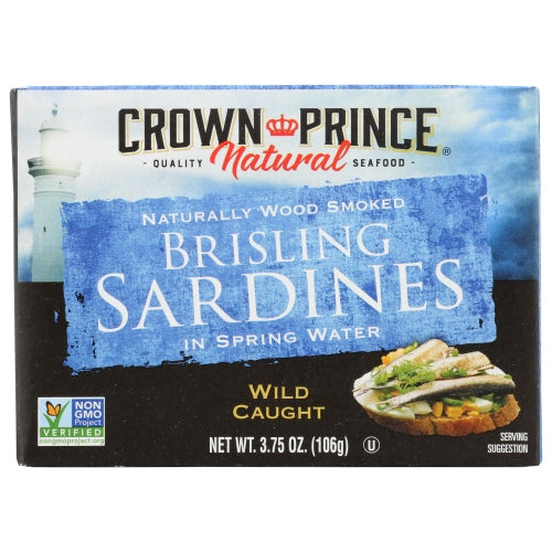 Crown Prince, Sardine Brisling Wtr, 3.75 Oz