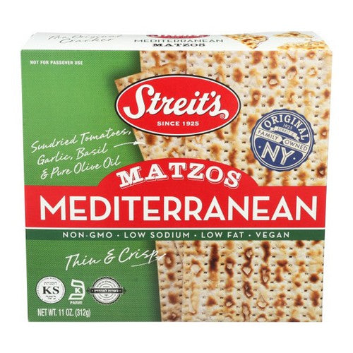 Streits, Matzo Meditteranean, 11 Oz(Case Of 12)