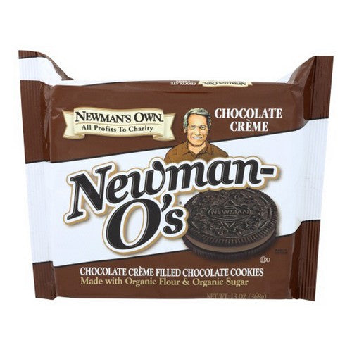 Newman's Own, Organics Creme Filled Cookies Chocolate, 13 Oz(Case Of 6)