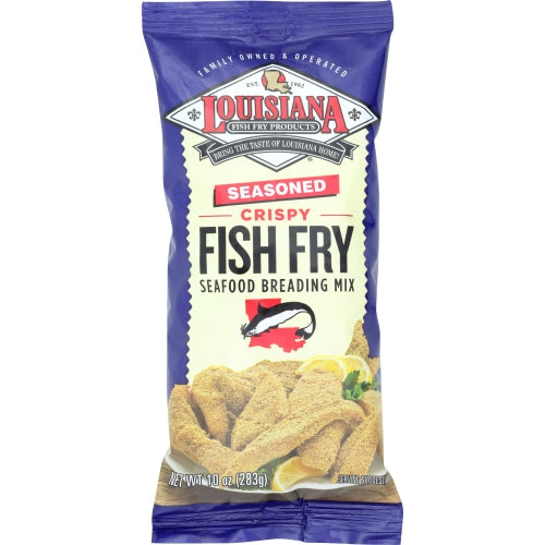 Louisiana Fish Fry, Seasoned Fish Fry, 10 Oz(Case Of 12)