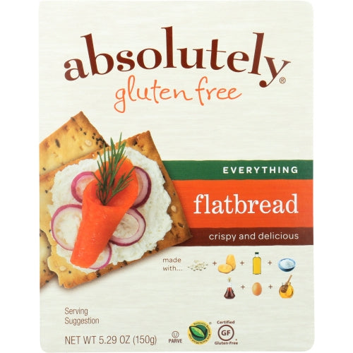 Absolutely Gluten Free, Flatbread Gf Everything, 5.29 Oz(Case Of 12)