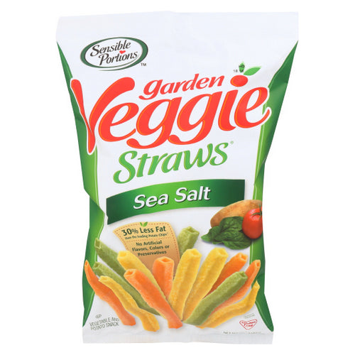 Sensible Portions, Garde N Veggie Straws  Sea Salt, 5 Oz(Case Of 12)