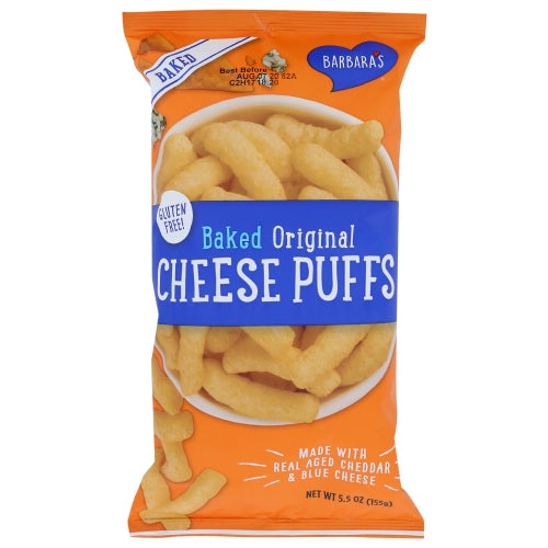 Barbara's, Baked Cheese Puffs Original, 5.5 Oz(Case Of 12)