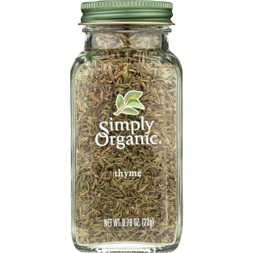 Simply Organic, Ssnng Thyme Leaf Org Bttl, 0.78 Oz(Case Of 6)