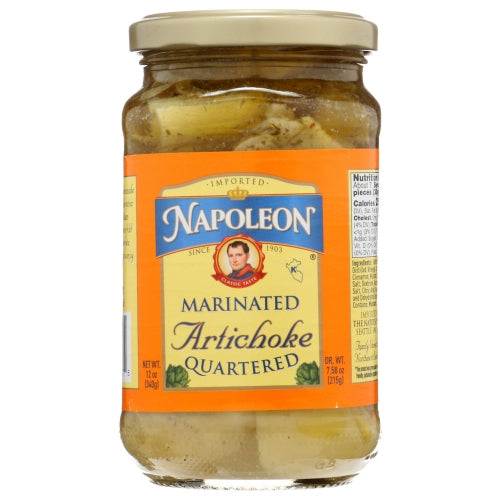 Napoleon Co, Artichokes Hearts Quartered Marinated, 12 Oz(Case Of 12)