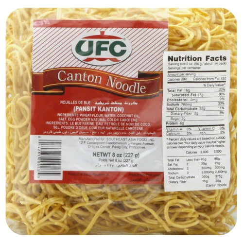 Ufc, Noodle Pancit Canton, 8 Oz(Case Of 24)