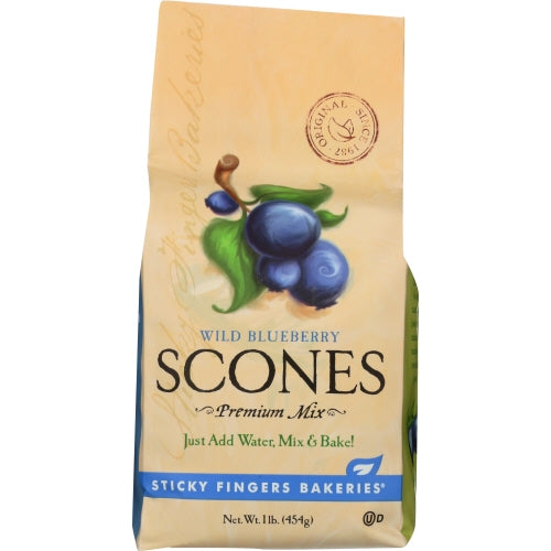 Sticky Fingers, Mix Scone Wld Blbry, 16 Oz(Case Of 6)