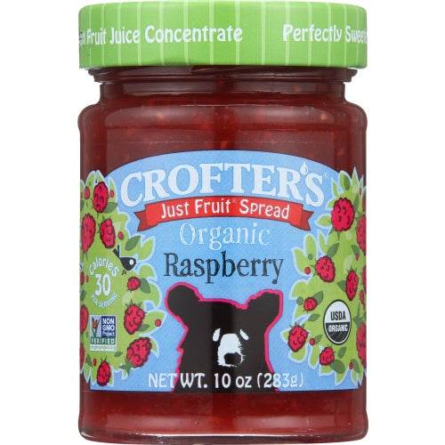 Crofters, Fruit Sprd Raspbry Org, 10 Oz(Case Of 6)