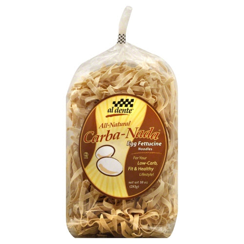 Al Dente, Carba Nada Egg Fettucine Pasta, 10 Oz