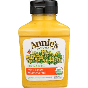 Annie's Homegrown, Organic Yellow Mustard, 9 Oz(Case Of 12)