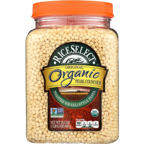 Riceselect, Couscous Pearl Plain Org, 24.5 Oz(Case Of 4)