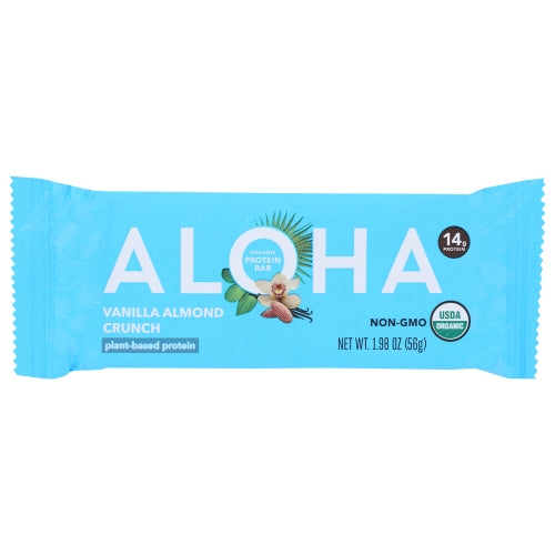 Aloha Bay, Bar Vanilla Almond, 1.9 Oz(Case Of 12)