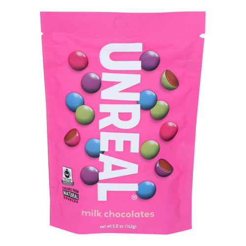 Unreal, Chocolate Gems Milk Chocolate, 5 Oz(Case Of 6)